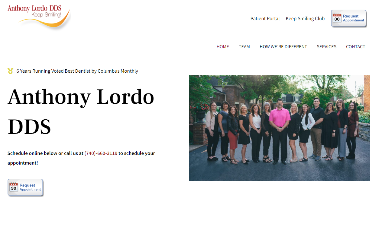 dr lordo homepage screenshot